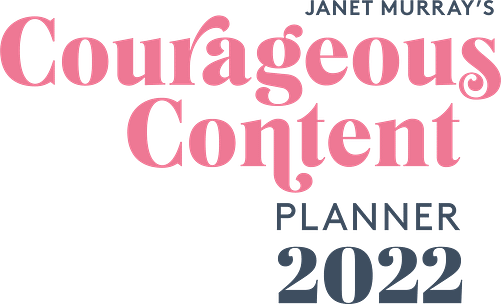 Courageous Content Planner Pink Logo 2022
